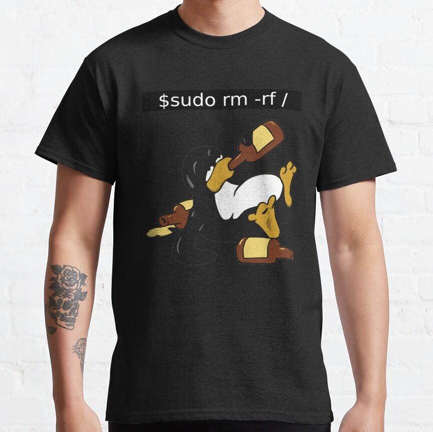 Linux Just Sudo It Geek command computer softwar admin funny T Shirt for Men Vintage plus size 100% Cotton printed Big Size Tops