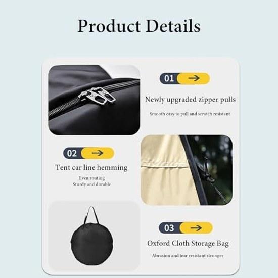 Westtune Portable Privacy Shower Tent Outdoor Waterproof Changing Room Shelter Dressing Rain Protection