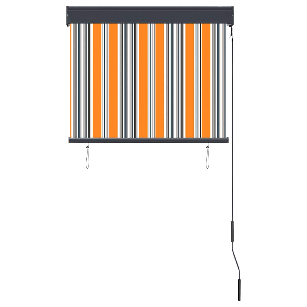 Vidaxl External Roller Blind, 80X250 Cm, Yellow-Blue