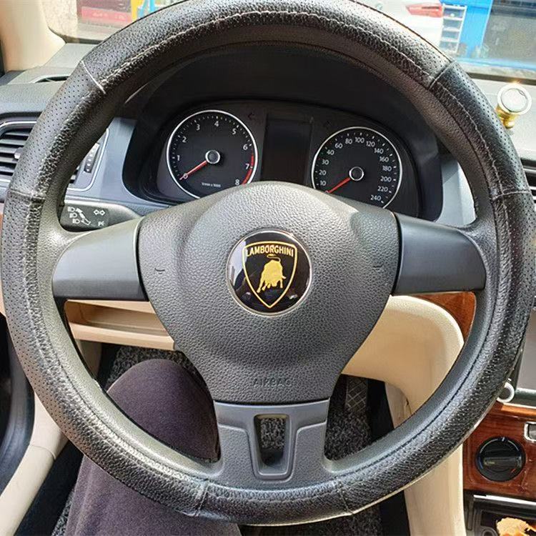 Wheel Decoration and Labeling Stickers 1pc Wheel Hub Modification Calf Modification Steering For Lamborghini Logo Accessory