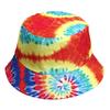 Europejsko-Amerykański Kapelusz Bucket Tie-Dye Chroniący Przed Słońcem: Dwustronny Design Graffiti dla Mężczyzn i Kobiet