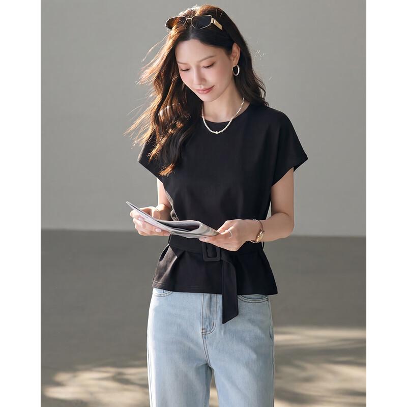TERRE BLEUE Women s Breathable Loose Fit Short Sleeve T-Shirt L