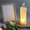 Tear Drop LED Candle Light Flameless Flickering Candles Decorative Atmosphere Night Light for Romantic Dinner Wedding And Home Decor