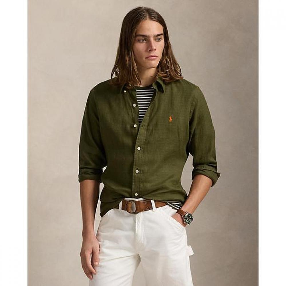 Polo Ralph Lauren Mens Classic Fit Linen Shirt Mnpowov16824202301 XS