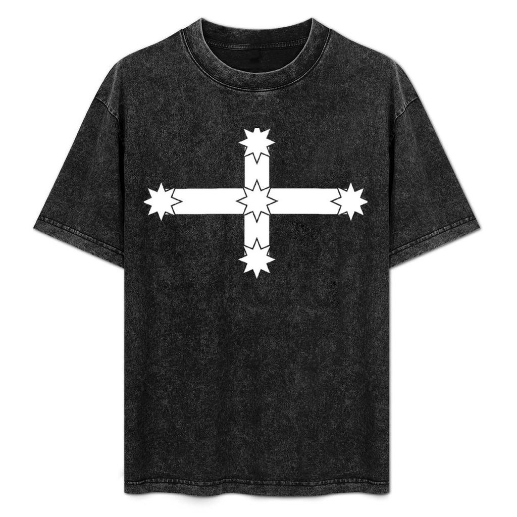 Eureka Flag Battle Of The Eureka Stockade Australia Tshirt Soft Cotton Print Tshirt