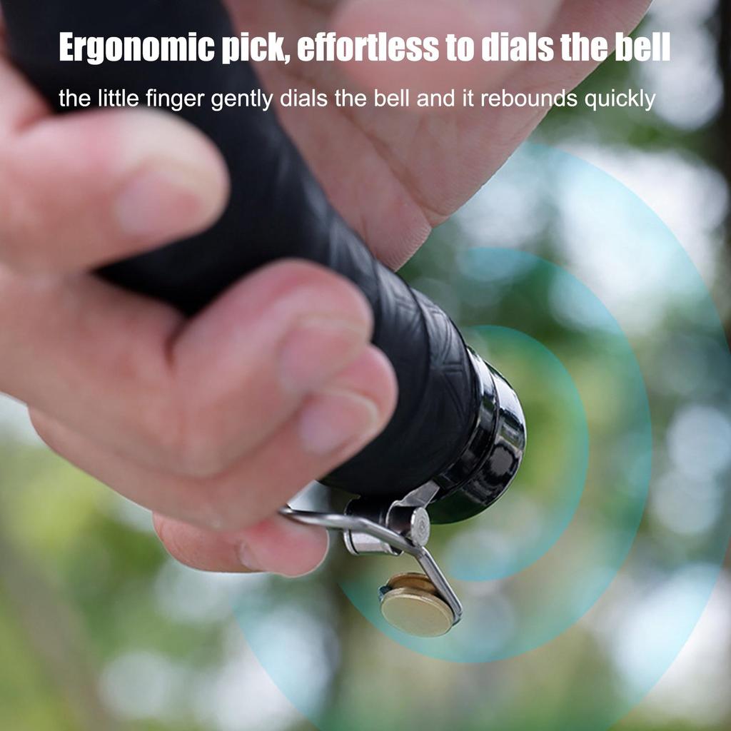 Mountain Bike Bell Loud Portable Ring Fit For 22.2mm Handlebar Handlebar Plug Bell For Kids Adults Men Women Outdoor Mountain