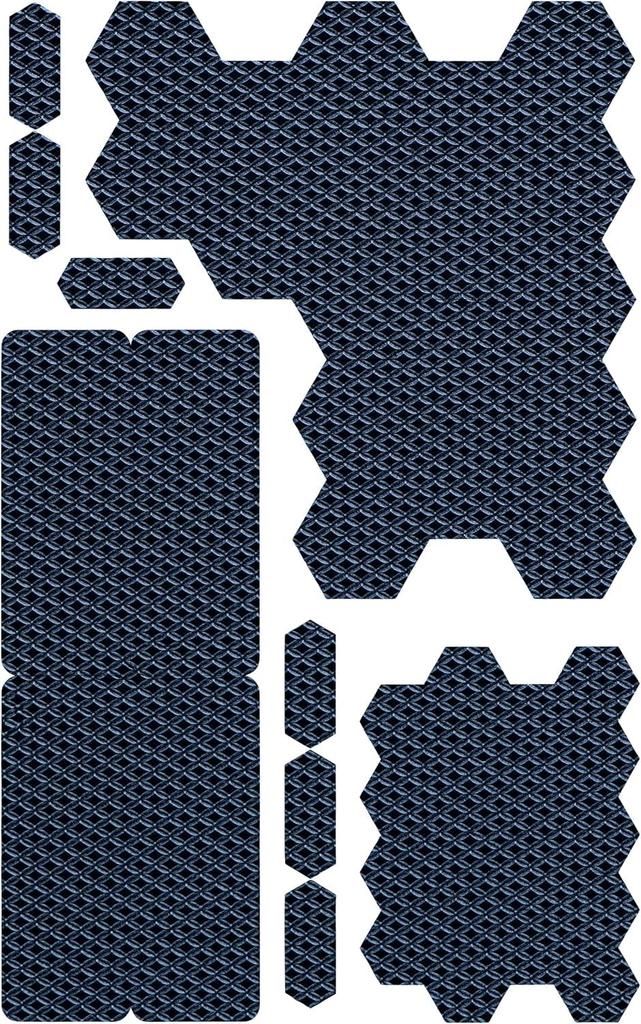 Razer Universal Grip Grip Tape for Gaming Compatible with Various Devices Game Mobile 4 Cut Black Tape, Anti-Slip Devices, (Gaming Mouse, Keyboard,