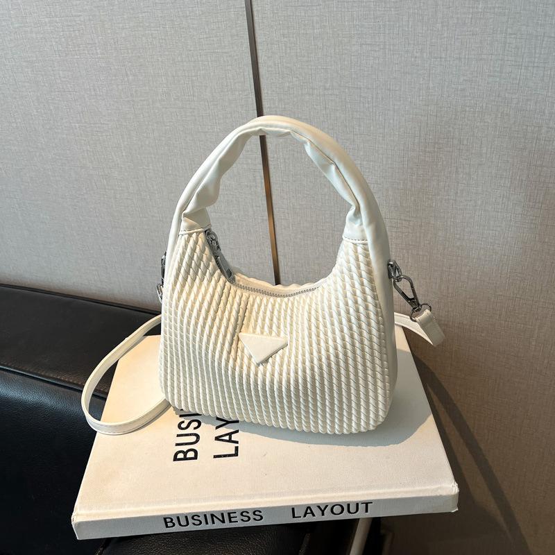 

Niche design bag new texture women s bag summer versatile hand bag high-end messenger bag білий