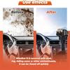 Universally Front Windshield Wiper Arm Washer Nozzle Spray Unit with 2 Holes Wiper Water Spray Jets