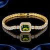 Square Diamond Gypsy Star Bracelet Women's High-end Fashion Simple Bracelet Bracelet Jewelry