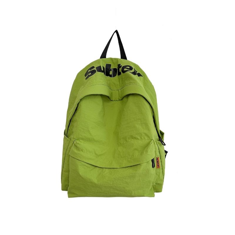Junior High School Student Schoolbag, Female College Student Letter Backpack, Large-capacity and Versatile Backpack