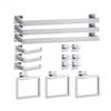 Cmaos 304 Brushed Stainless Steel Bathroom Accessory Set