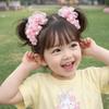 10pcs Colorful Children's Headband Set No Harm High Elastic Hair Rope Flower Hair Ties  Daily Use