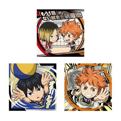 Bandai Niformation The Battle At the Dump Sticker Wafers Candy Toys Set of Haikyu!! Movie (Baked Confectionery) [Box 20]