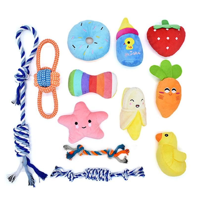 

12 шт./лот Наборы больших игрушек для собак Игрушки-канаты для жевания для собак Игрушка для жевания для собак Игрушка для чистки зубов на улице для больших собак Juguete Para Perros