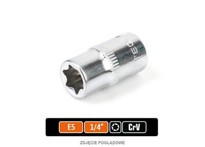Socket Wrench 1/4" TORX E5 / TEGER