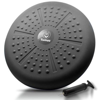 Tumaz Balance Disc Balance Cushion with for Balance Chair Use Pump, 1pc, Black, Home/Office Use, Training,