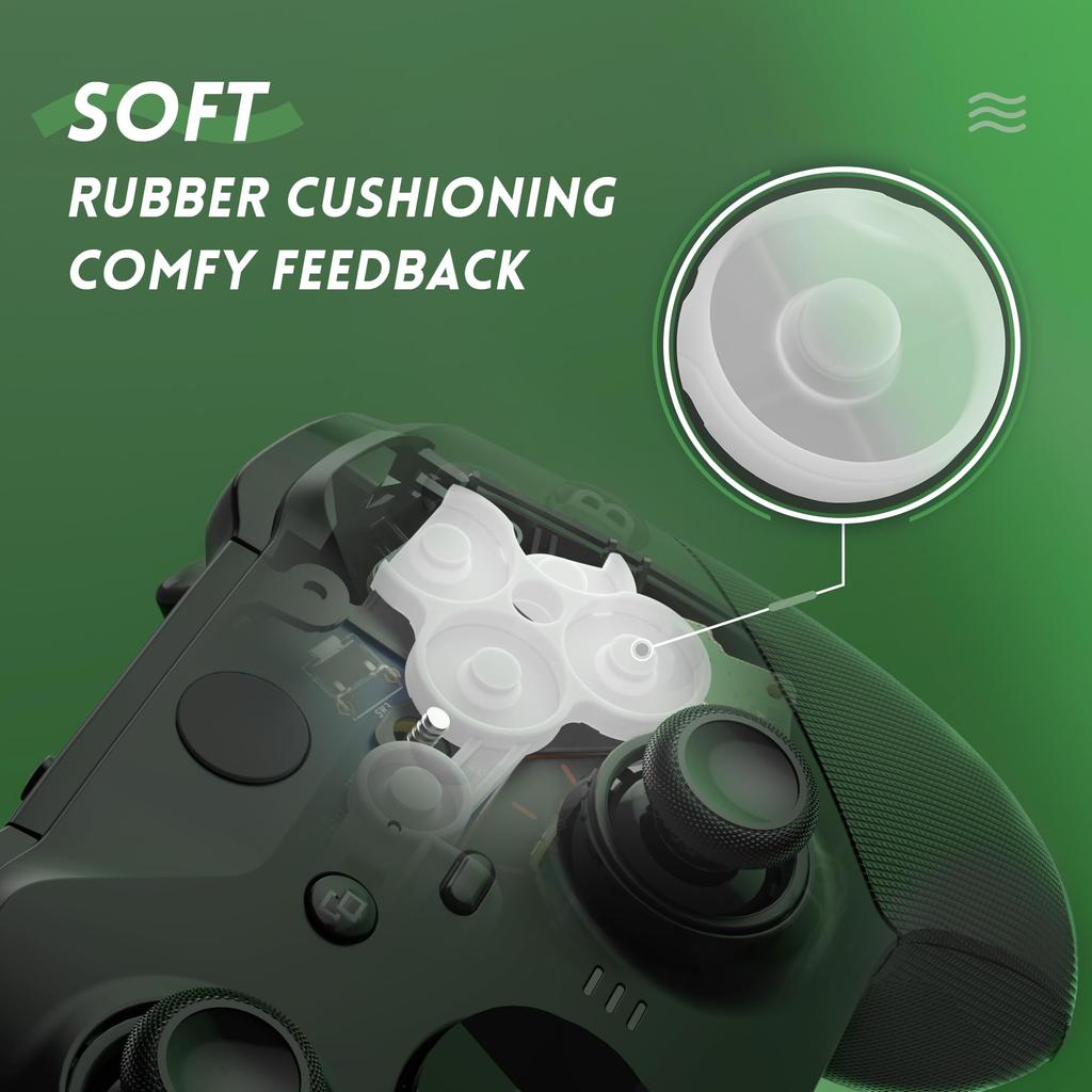 eXtremeRate ABXY Click Kit for Xbox Elite Series 2 Controllers Custom ABXY Button Set with Clicks for Xbox Elite Wireless Controller Series 2 -