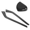 2Pcs Console Gear   Side Trim Strip Cover Carbon   Decor Fit for     2018‑2021