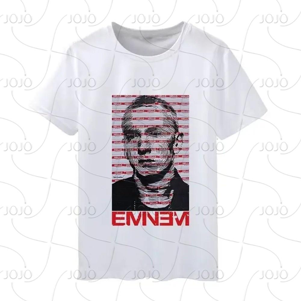 HARDCORE Rapper Eminem T Shirt Women Men Fashion T-shirts Hip Hop Tops Tees Loose Rock Camisetas Boy Tees Summer New Unisex