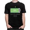 Custom Cool God Is Still Working On Me Battery Loading T Shirt Men 100 Cotton Tshirt Casual Tee Tops Fashion Tshirt