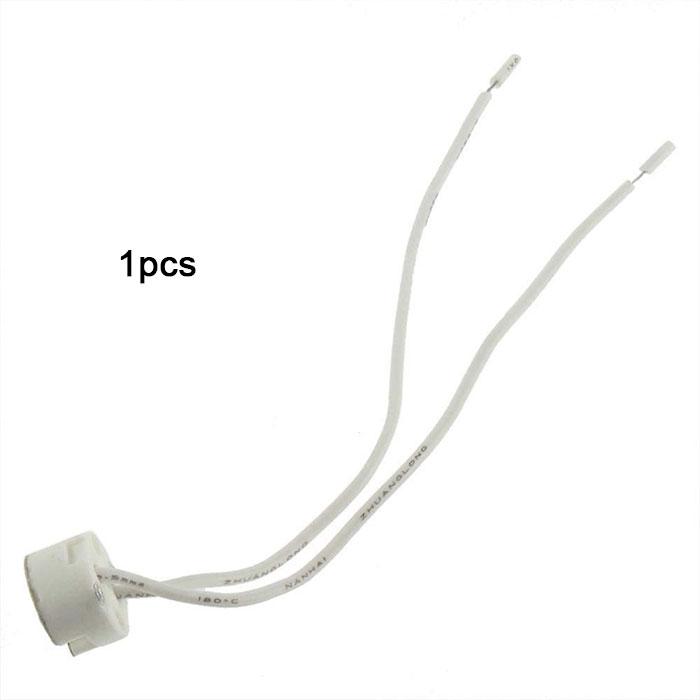Mini Bi-pin MR16 G4 Ceramic Socket MR11 G5.3 Halogen Bulbs Base Holder Lamp Ceramic Wire Connector for Incandescent Led Socket
