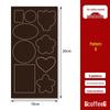 Geometrischer Selbstklebender Lederreparaturflicken für Sofas, Kleidung und Autositze - Nahtlose, Waschbare Reparatur.