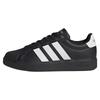 STREETTALK Synthetic Leather Skateboard Shoes Unisex Black JP8276