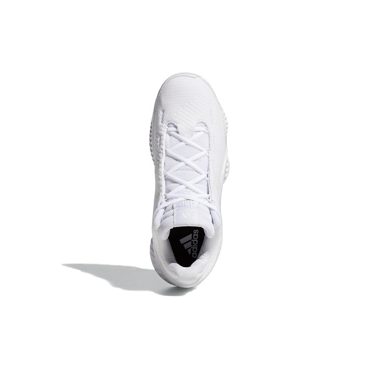 Adidas Pro Bounce 2018 Low Sports Comfort Shock Absorption Non-Slip Low-Top Basketball Shoes Men Sneakers White FW0903