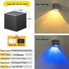 Enhanced Solar LED Wall Lamp for Outdoor Courtyard, Fence, and Villa Landscape Lighting