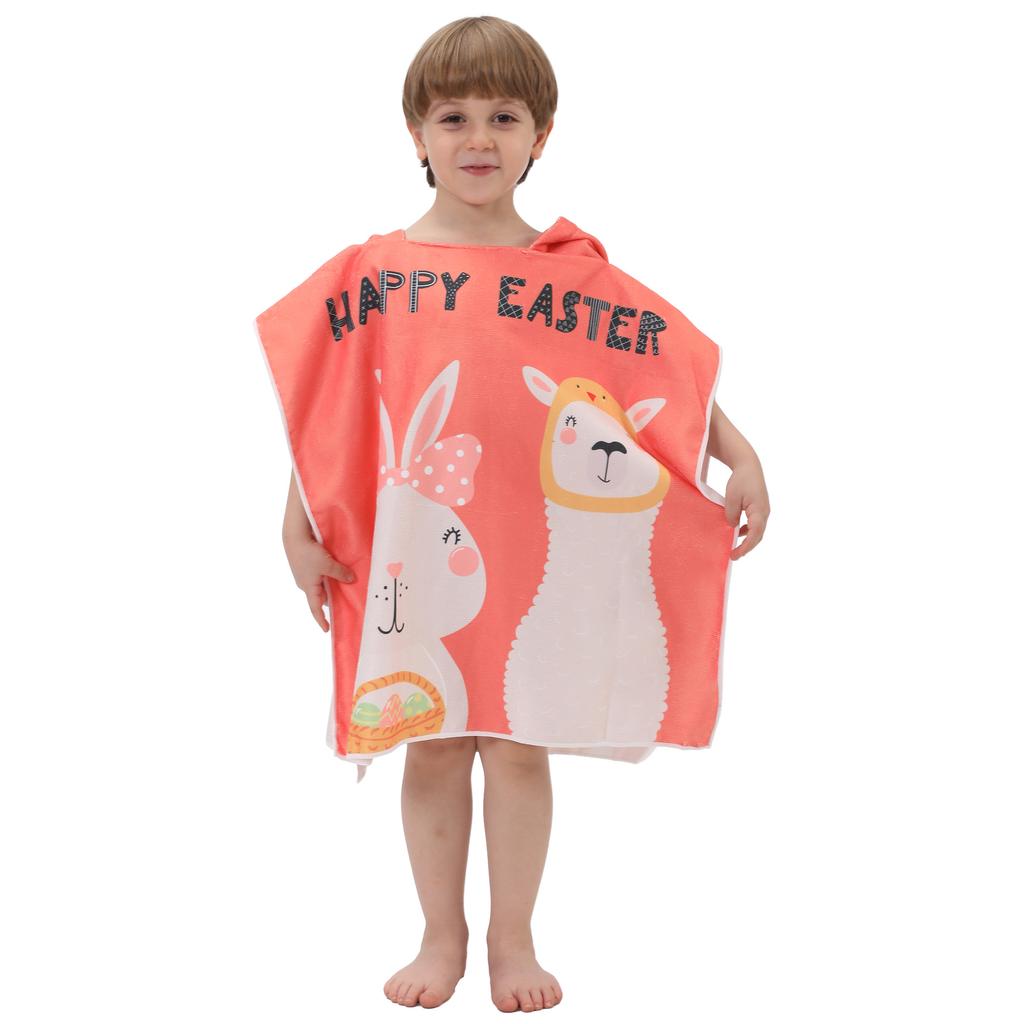 Prinzessin Dinosaurier Kinder Kapuzenbadetuch Mikrofaser Jungen Mädchen Strandtücher Meer Surfen Schnelltrocknend Surfponcho Bademantel Kind Anime