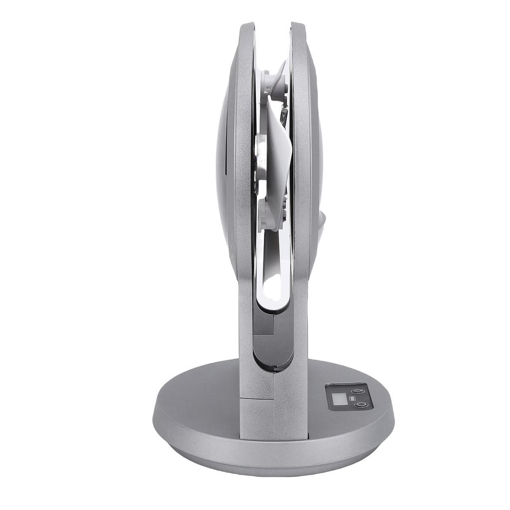 Desk Fan Quiet Small Personal Circulating Fan USB Rechargeable Fan with Light Digital Display Retrac