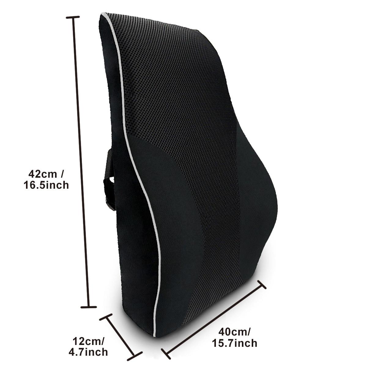 

Складная эргономичная поясничная подушка с эффектом памяти и медленным отскоком, подушка для поддержки спины, подушка для талии для автомобилей, офисного кресла