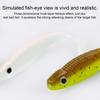 10 Stück 6,5 cm / 2,8 g Paddelschwanz Weichköder Weitwurf Sinkend Bionisch Künstlicher Swimbait Süßwasser Salzwasser Forellenbarsch Angeln