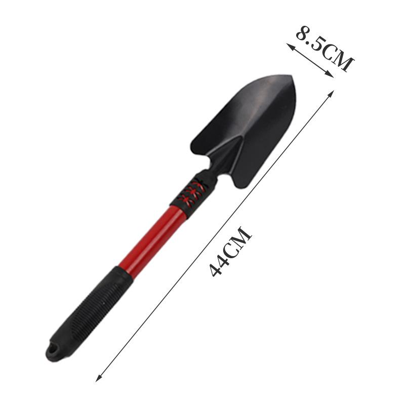 1PC Gardening Spade Five-tooth Plastic Handle Garden Hoe Rake Gardening Tool Set Kit With Extended Handle Garden Hand Tool Set