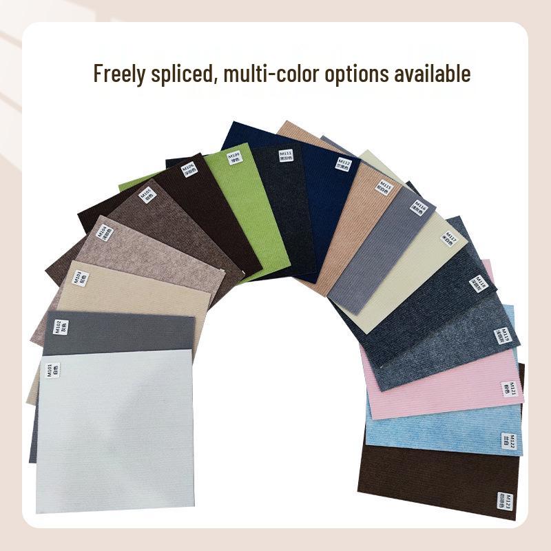 Interlocking Self-Adhesive Non-Slip Fire Retardant Commercial Carpet Tiles for Large Areas