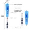 Digital Acidity Meter Tester for Water, 0.01 High Precisions Water Quality Tester with 0-14 Measurement Ranges