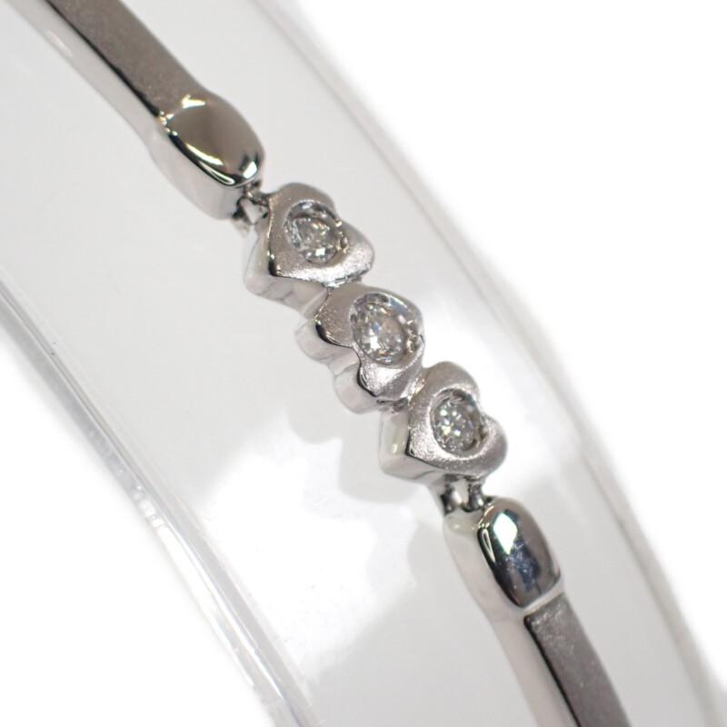 Bracciale senza marca oro bianco K18 Donne