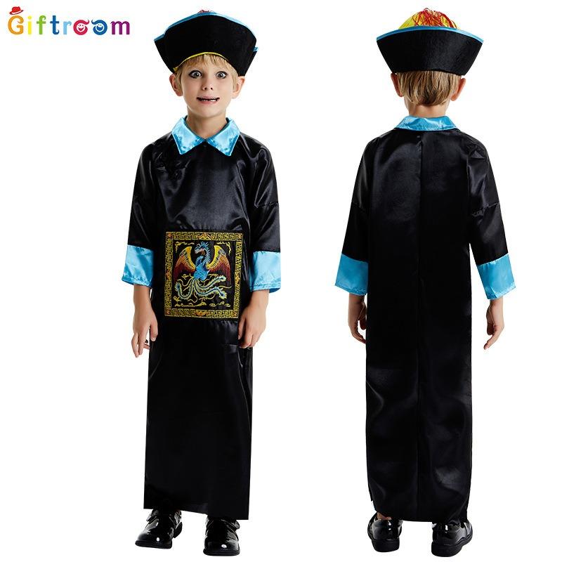 Halloween Children's Clothes Male Demon Zombie Costume Vampire Wizard Robe Play Party Party Show Costume