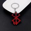 Anime Berserk Symbole Logo Collier Tendance Mode Guts Épée Logo Pendentifs Cosplay Bijoux Décoration Collier Accessoires Cadeaux