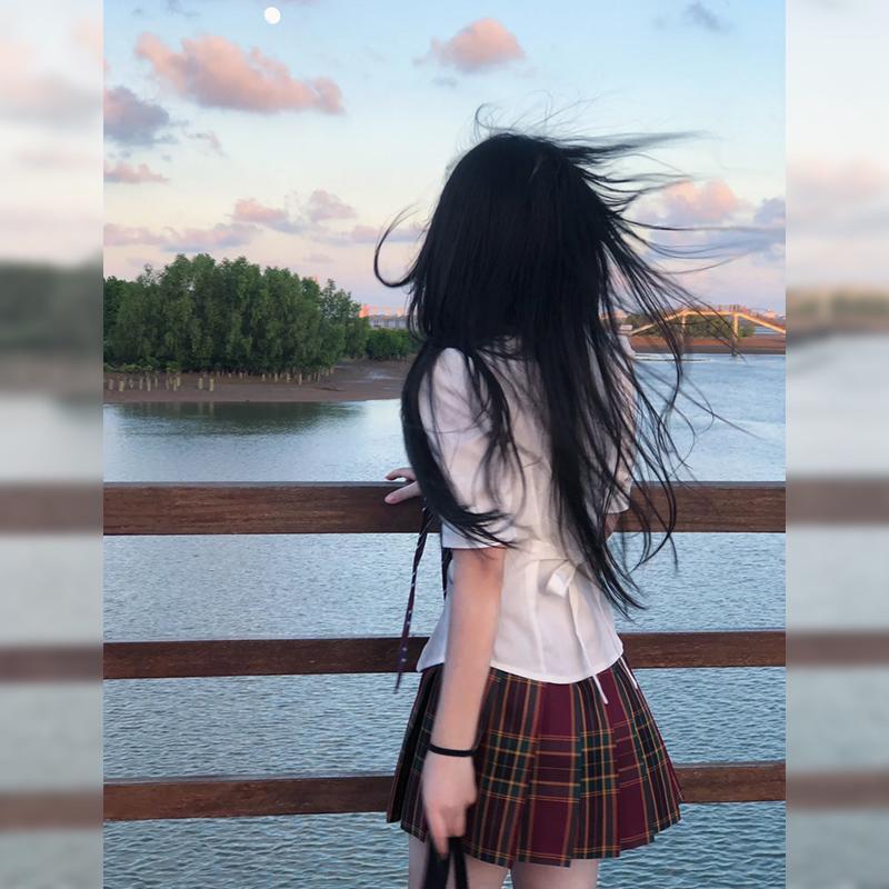 

Women s JK Uniform Waist Cincher Shirt with Tie-Up Bow - Two-Piece Autumn Set L