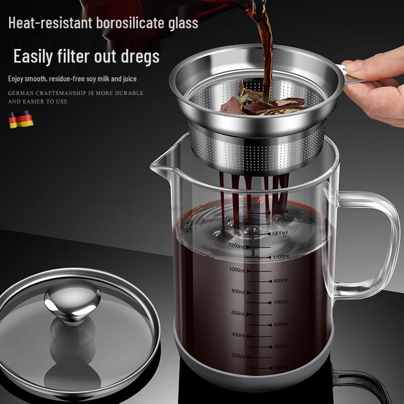 PAKCHOICE 1000ML Glass Filtering Measuring Cup