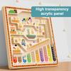 Magnetisches Labyrinth-Laufball für Kinder ab 3 Jahren, Früherziehung, Konzentrationstraining für Babys, Schreiben, Logisches Denken, Puzzle-Spielzeug