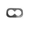 For Honda CR-V Rear Armrest Water Cup Holder Panel -2024 Carbon Fiber Steel