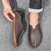Handmade Genuine Leather Men Shoes Soft Casual Leather Shoes Men Loafers Comfortable Moccasins Men Flats Shoes