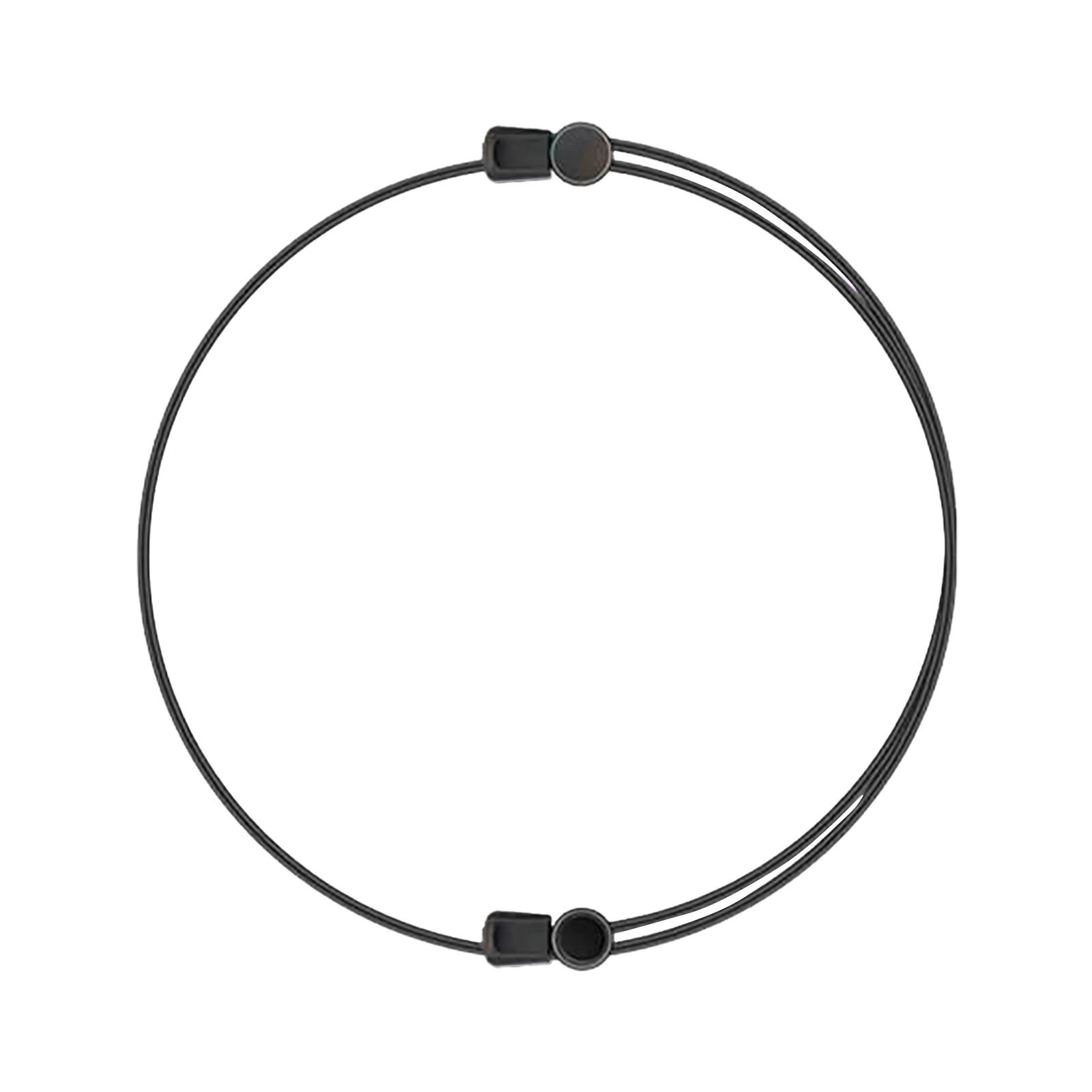 

Регулируемая укороченная лента, инструмент для обрезки свитера и рубашки, укороченная лента, пропускающая живот, эластичная лента, чтобы изменить стиль ваших топов L чёрный