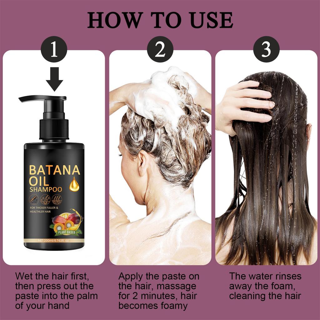 Cleansing Shampoo 200ML Hair Care For Black And Shiny Hair After Dyeing