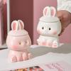 Kawaii Keramický hrnek s králíčkem – Roztomilý hrnek na kávu v INS stylu pro páry, na mléčný čaj, ke snídani, Valentýnský dárek