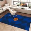 1PC rug Football Manchester Crest Carpet, Chair Rug,Area Rug for Office Bedroom living rooms bedroom, Doormat decor Christmas fan gifts
