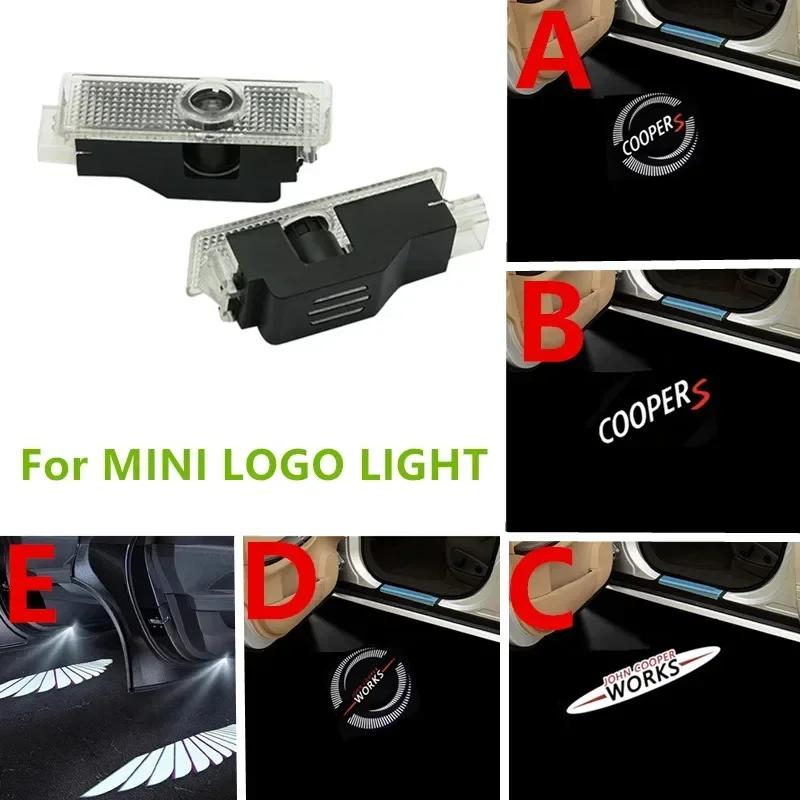2 Stück LED Auto Tür Willkommenslicht Projektorlicht Dekorative Lichter Für Mini Cooper OneS JCW R55 R56 R58 R59 R60 F56 F60 2022 2023